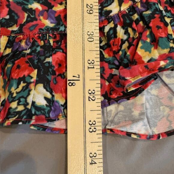 NEW! O.P.T. Cade Floral Wrap Dress One Pretty Thing Lined Puff Sleeve Size XS - Picture 12 of 13